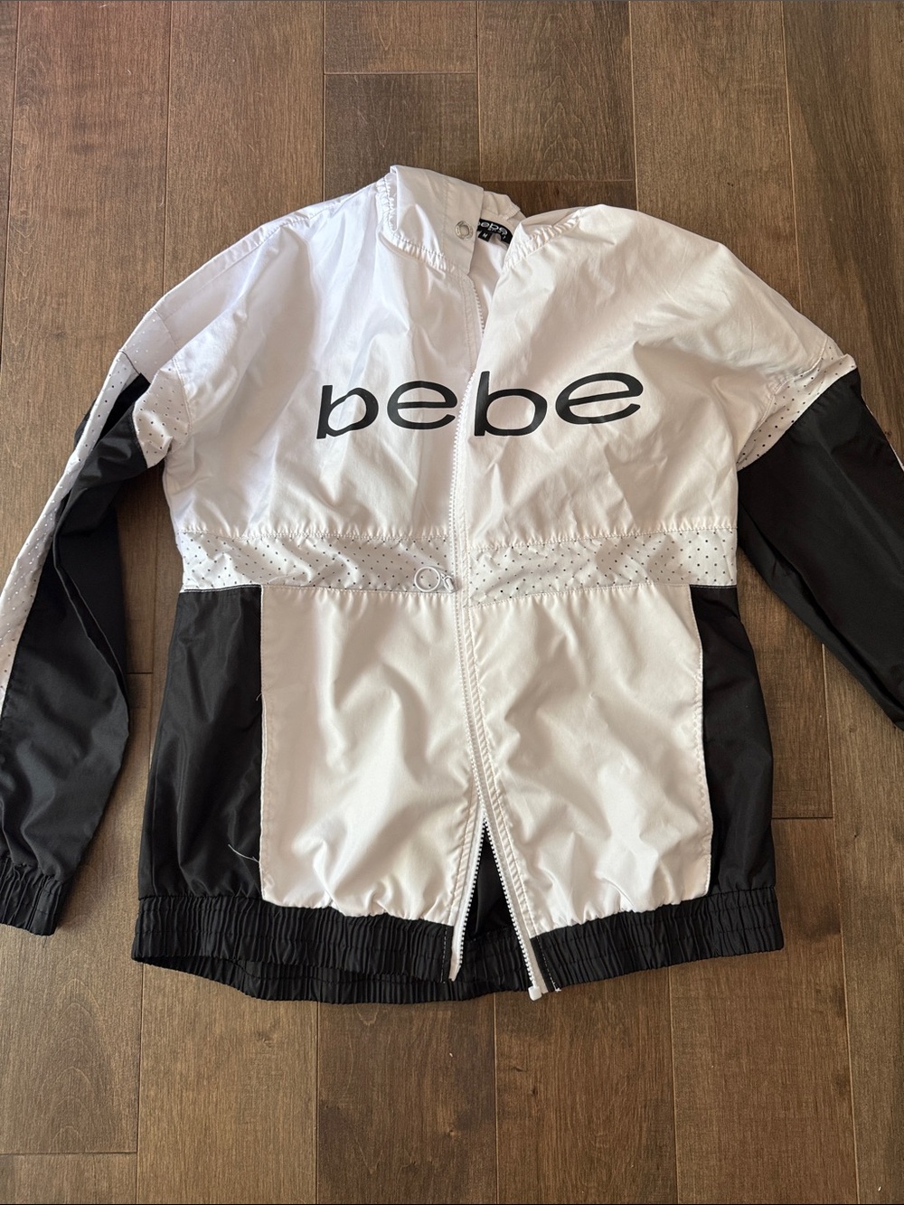 Bebe Lightweight Hooded Sports Jacket – Size Medium